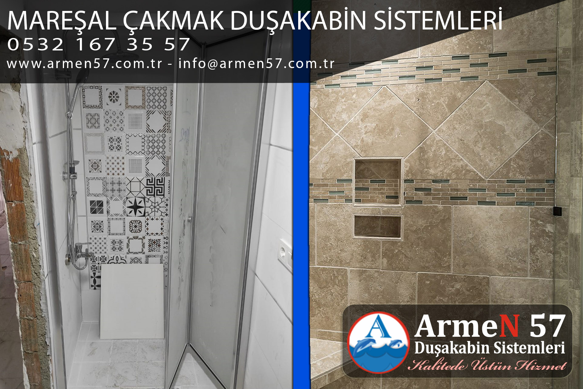 mareşal çakmak duşakabin