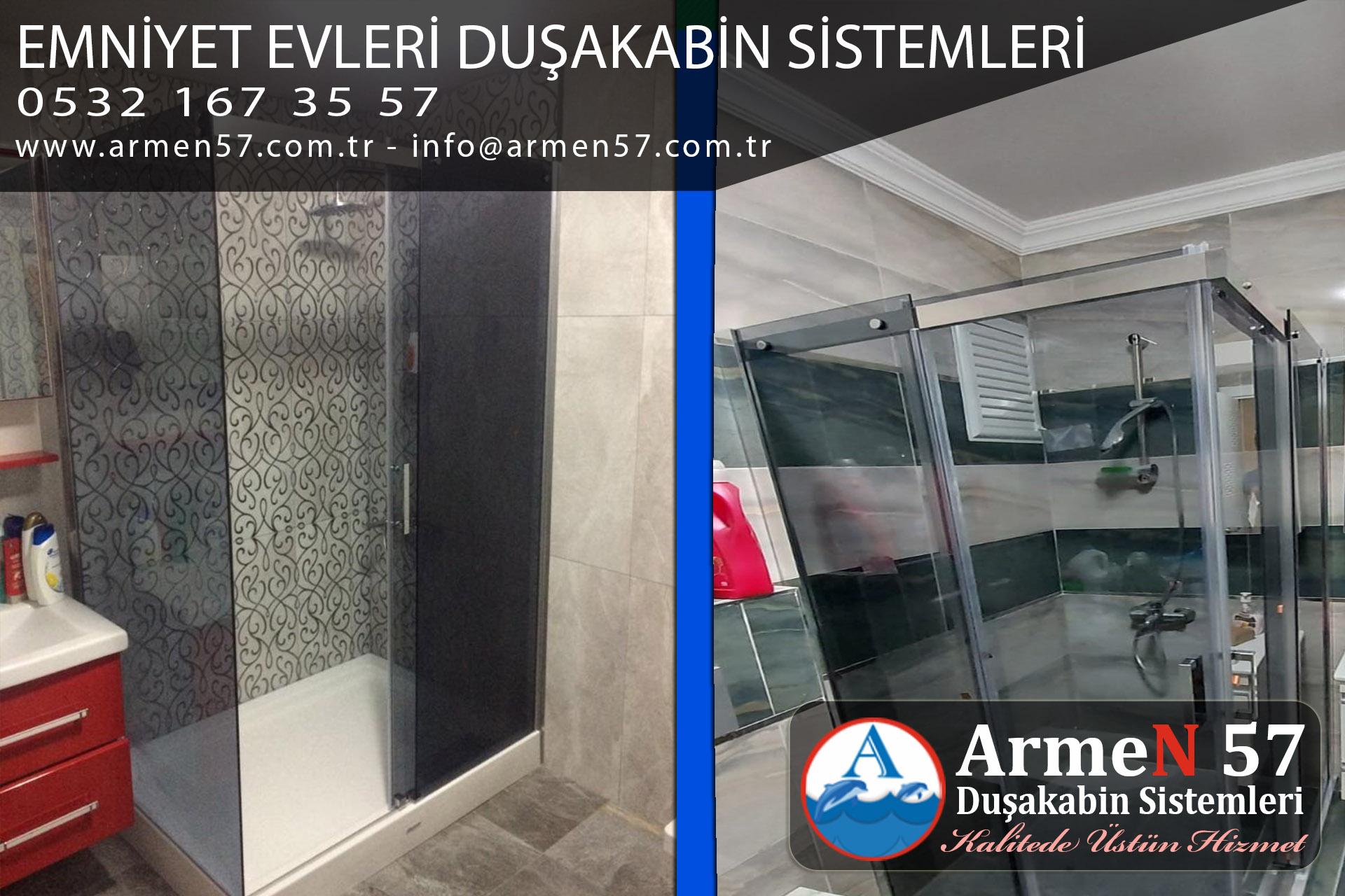 emniyet evleri duşakabin