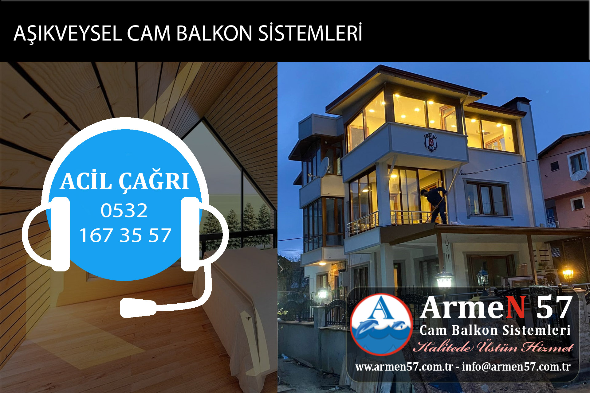 aşıkveysel cam balkon