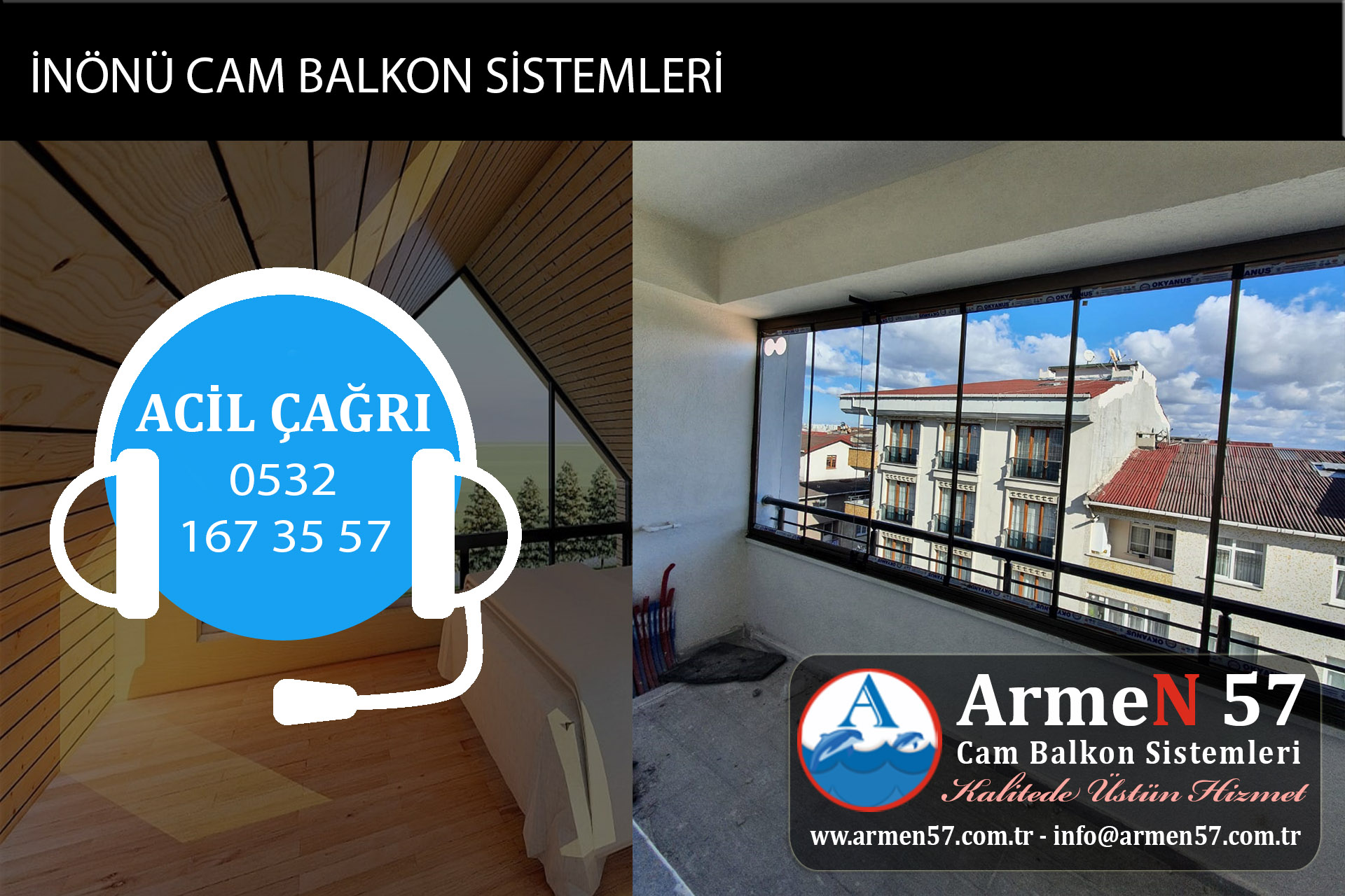 inönü cam balkon