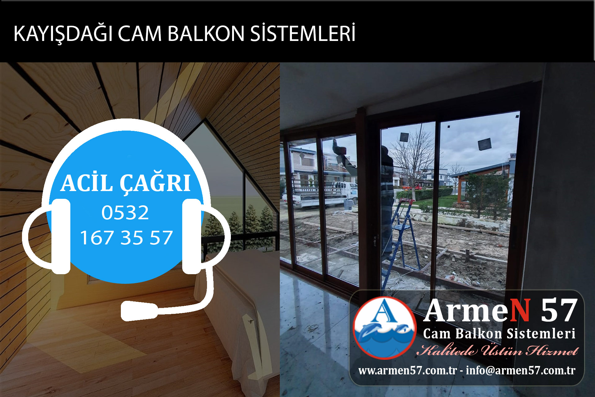 kayışdağı cam balkon